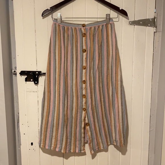 Angie Multicoloured Skirt and Crop Top Set - Picture 3 of 7